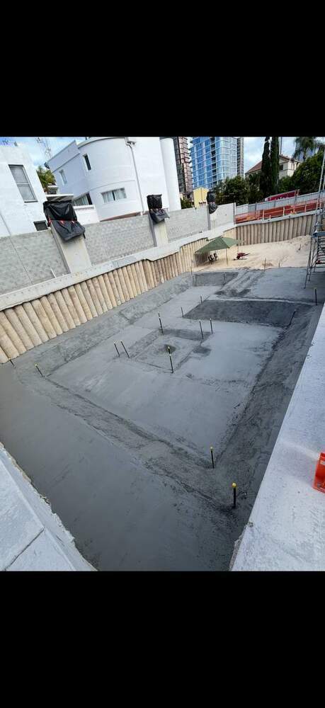 Basement high rise concrete works