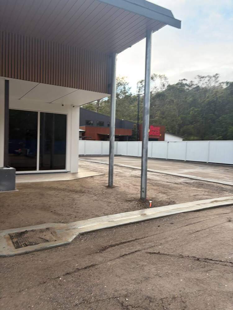 Civil works crew on site
