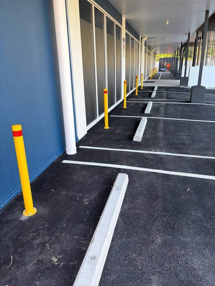 Bollards & Wheel Stops — civil works, Gold Coast SEQ