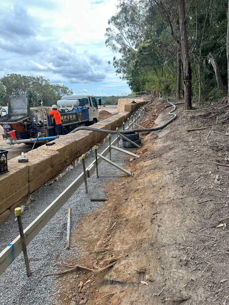 Spoon Drain — civil works, Gold Coast SEQ