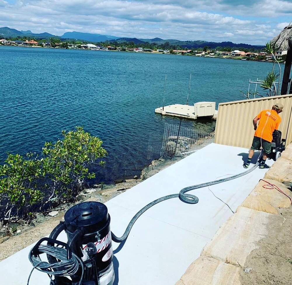 Waterfront Grind and Polish — concrete flooring, Gold Coast SEQ