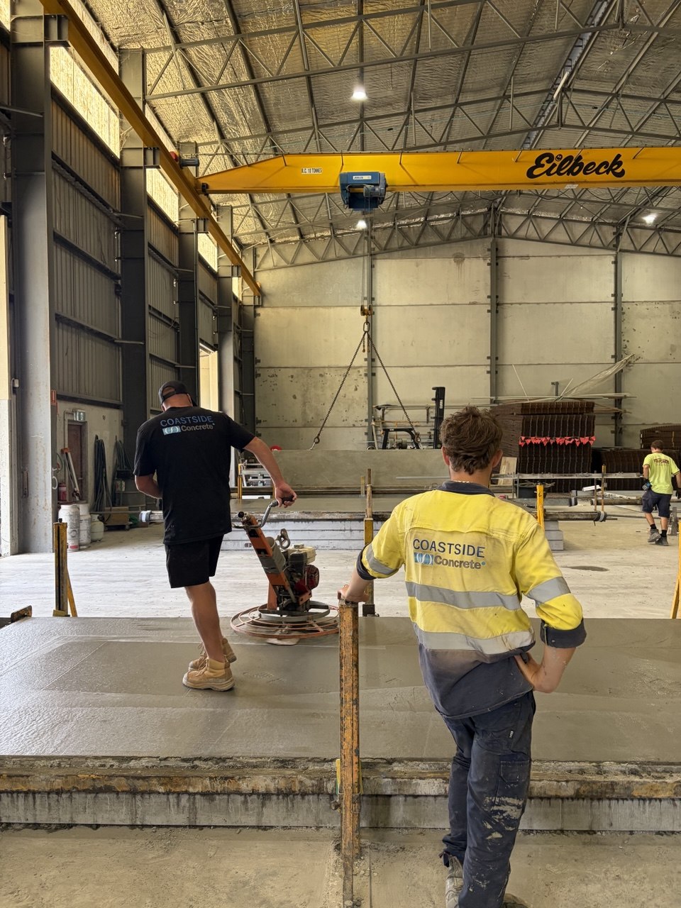 Panel Pour — industrial works, Gold Coast SEQ