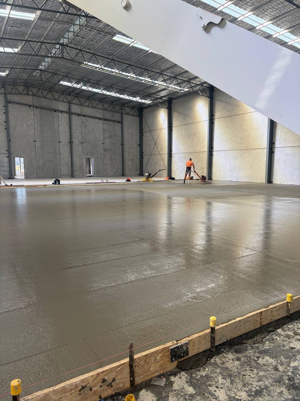 Pour — industrial works, Gold Coast SEQ