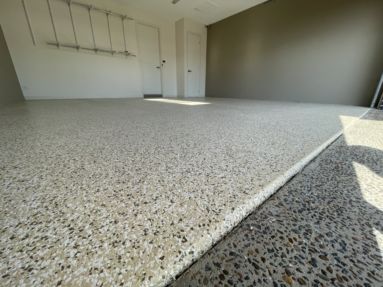 Polyaspartic Flake Garage Floor — Gold Coast SEQ